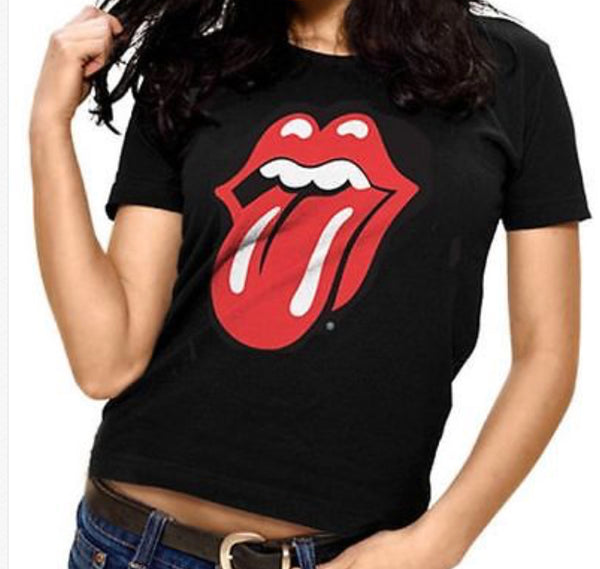 Rolling Stones Classic Tongue Girlie T-Shirt