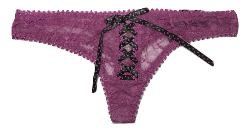 Purple Passion Panties With Bow