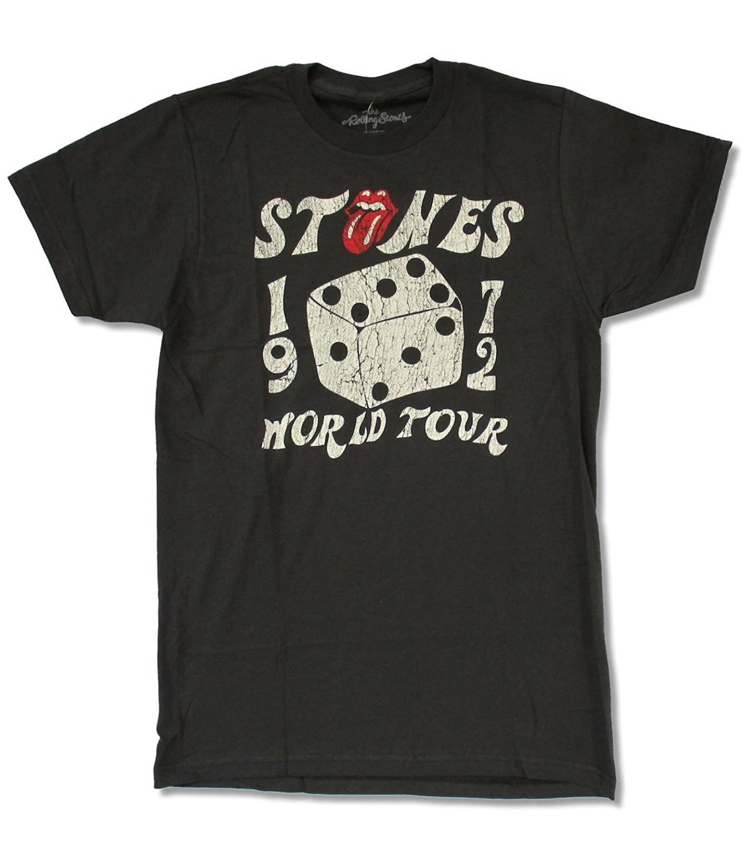 Rolling Stones 1972 Dice Enzyme Washed Men’s Fit T-Shirt