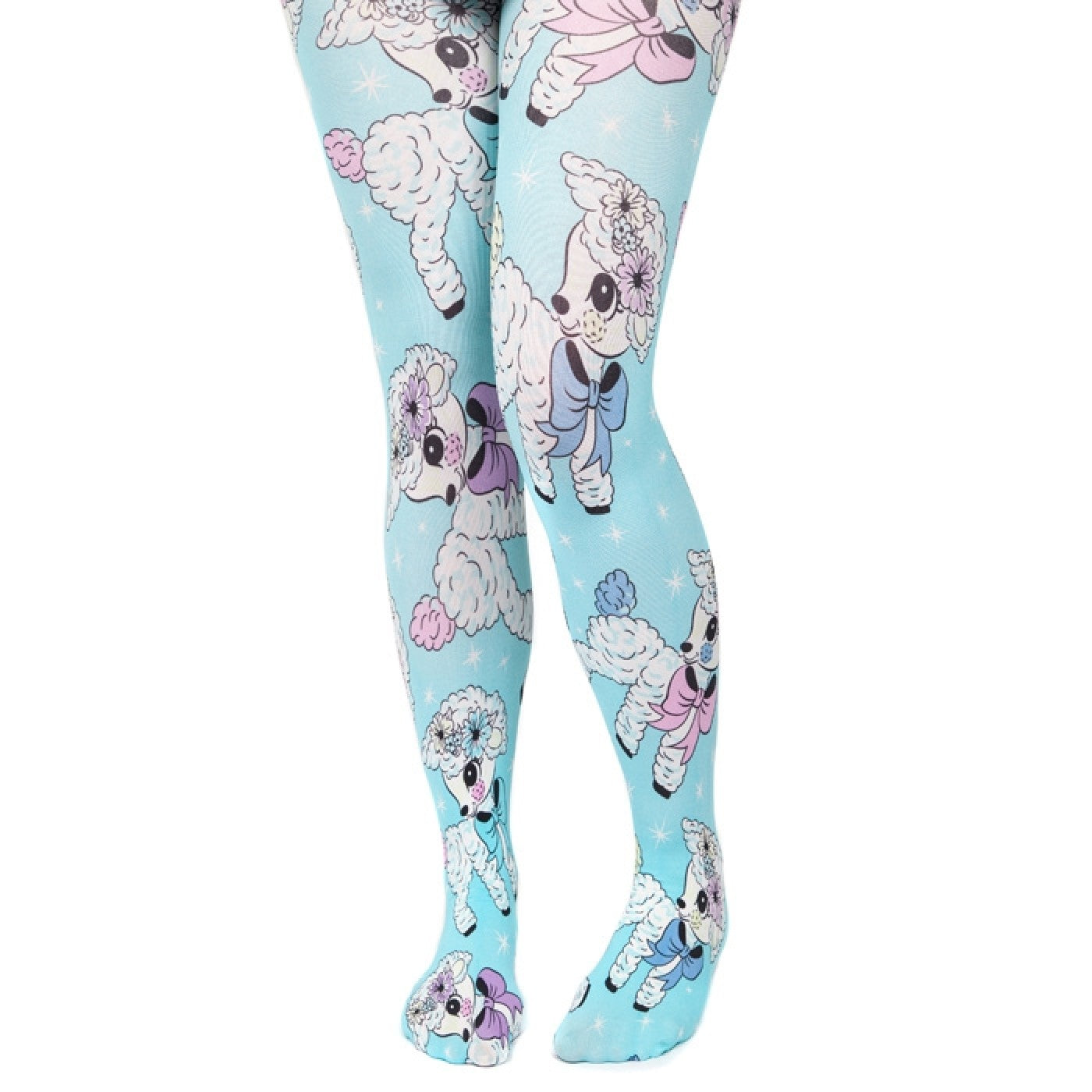 Lamb Print Tights