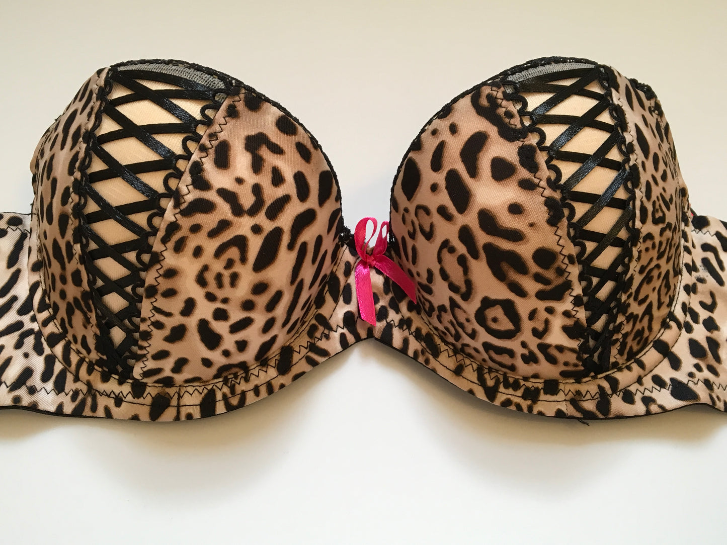 Leopard Print Push-Up Bra