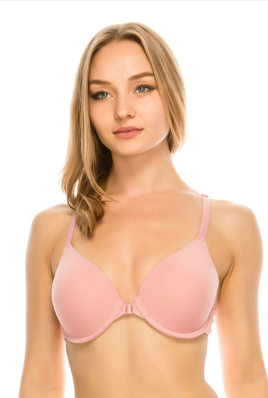 Solid Coverage Racerback Bra