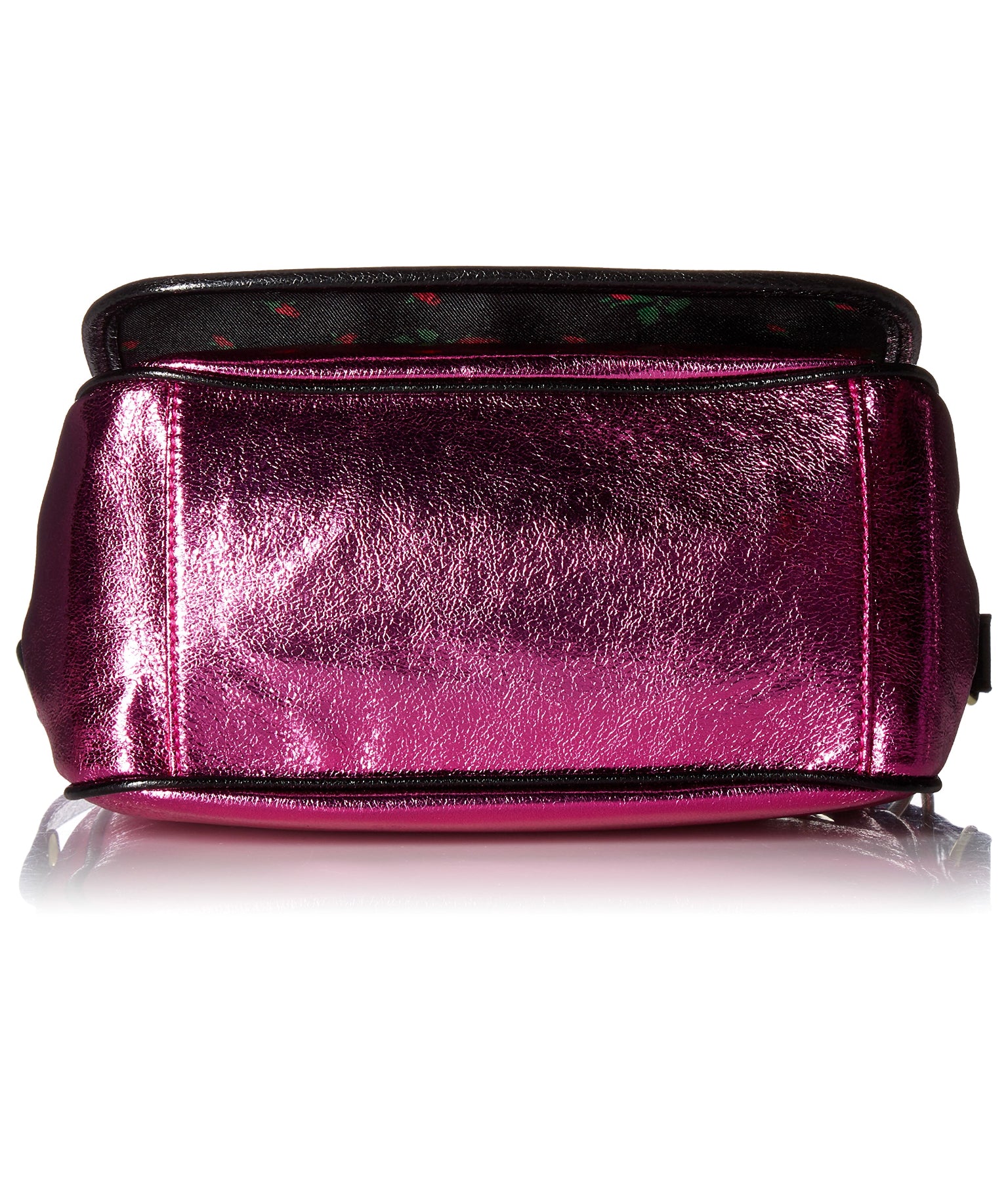 Betsey Johnson Off The Hook Fuchsia Phone-Bags-PANTIESANDPUMPS.COM