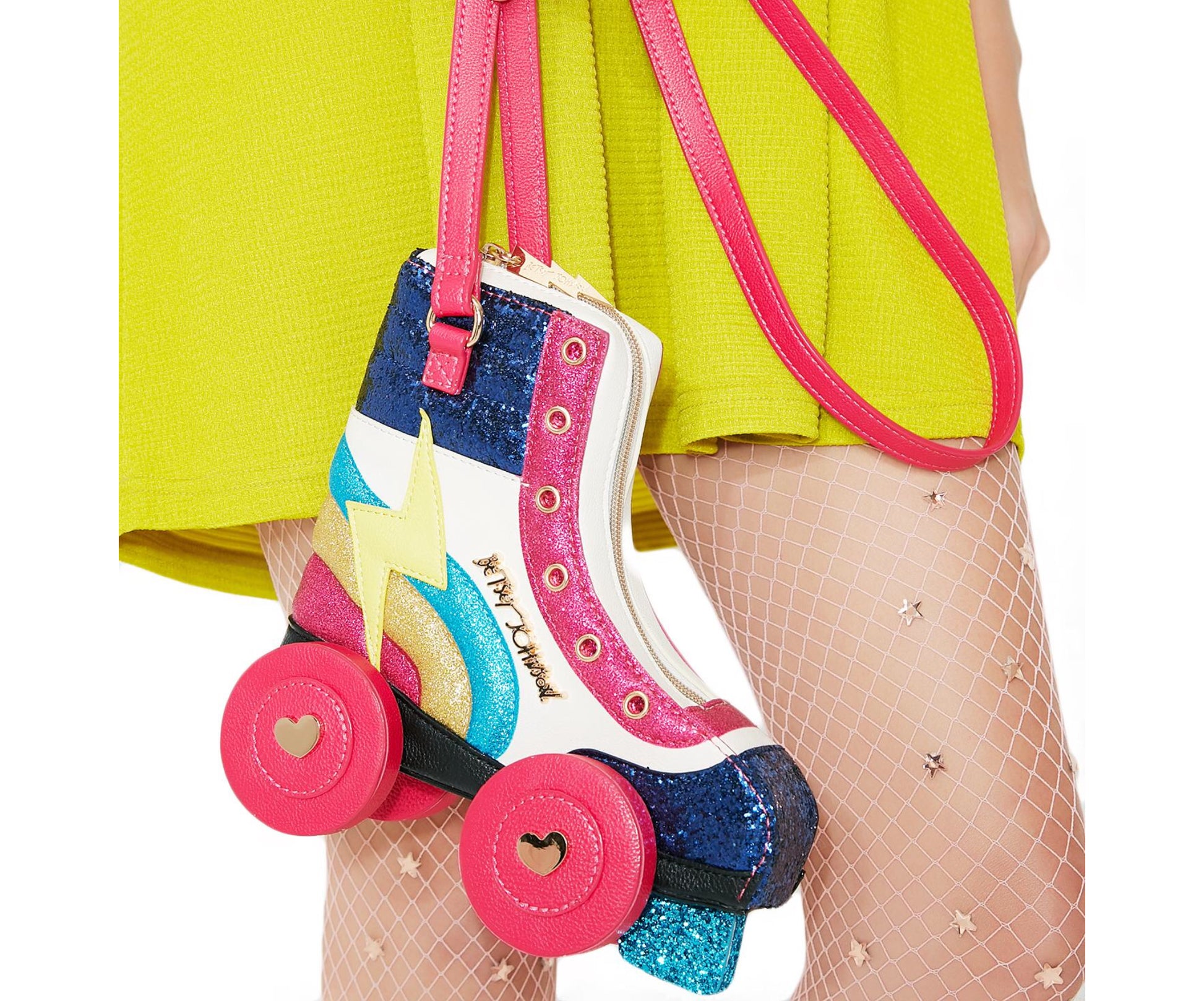 Betsey Johnson Roller Girl Crossbody-Bags-PANTIESANDPUMPS.COM