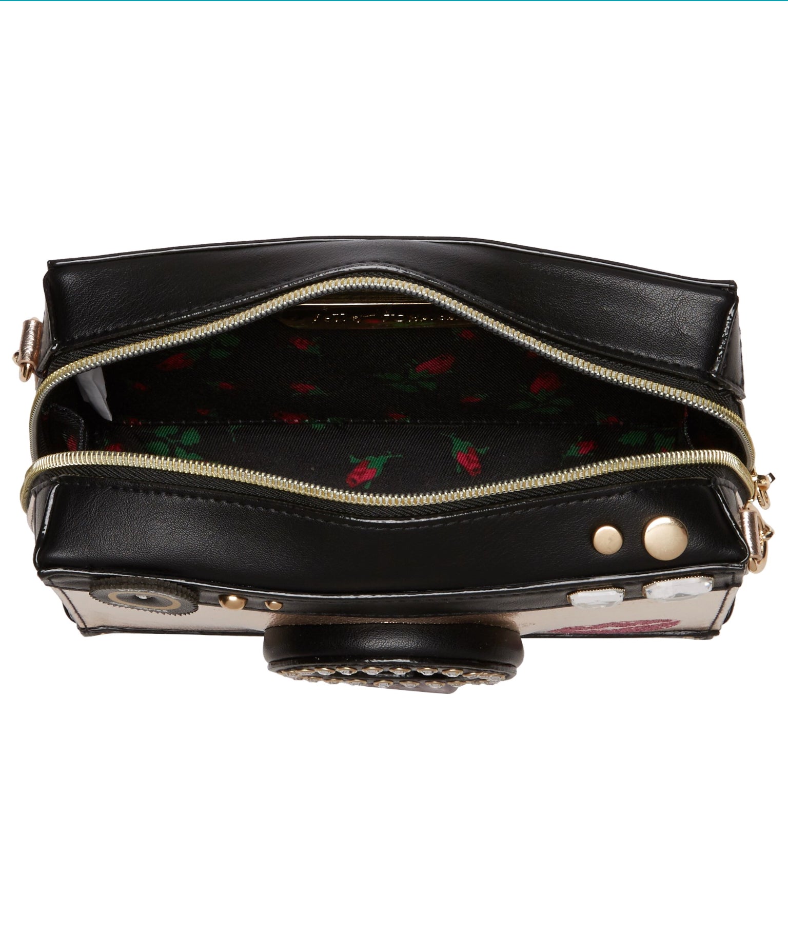 Betsey Johnson Strike a Pose Crossbody-Bags-PANTIESANDPUMPS.COM