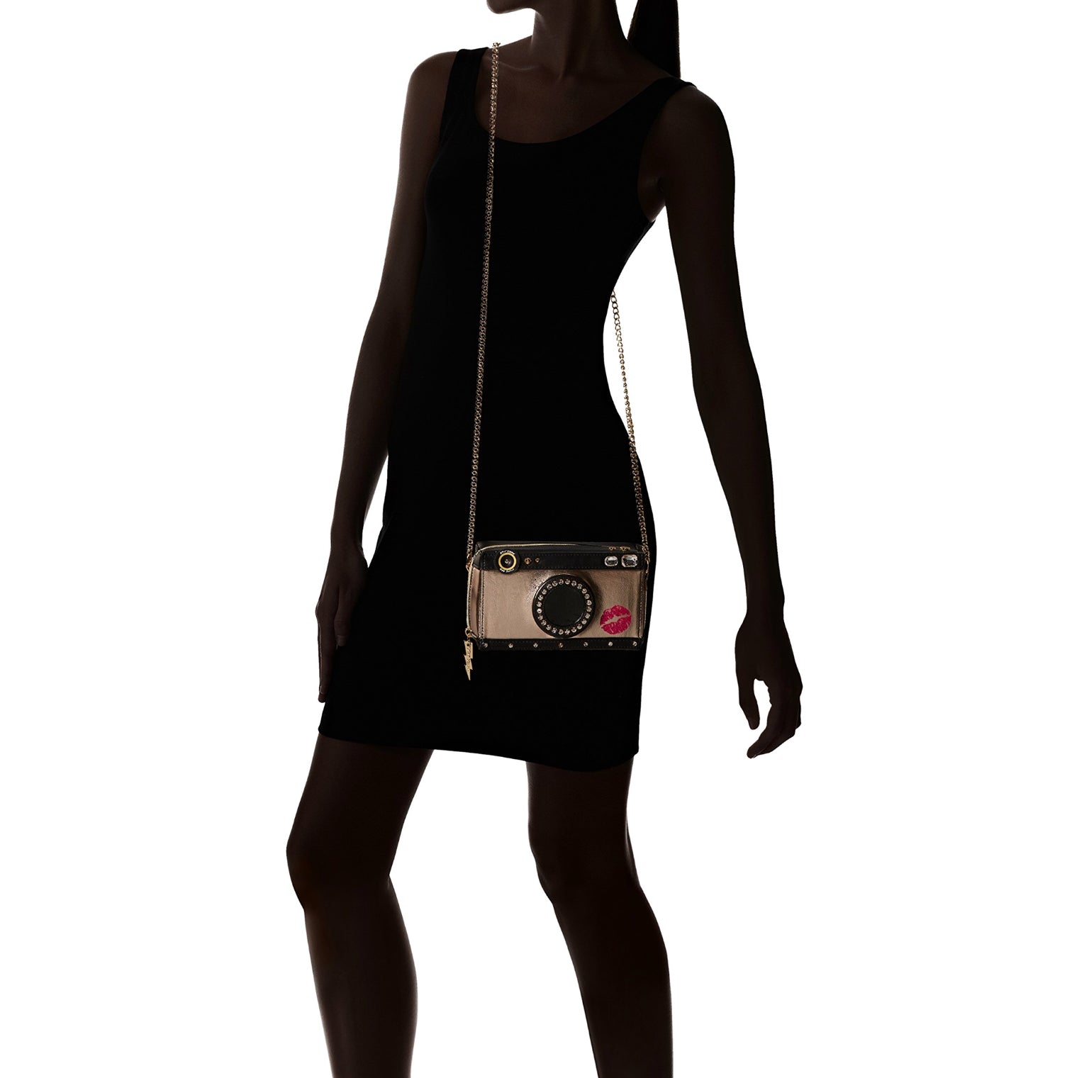 Betsey Johnson Strike a Pose Crossbody-Bags-PANTIESANDPUMPS.COM
