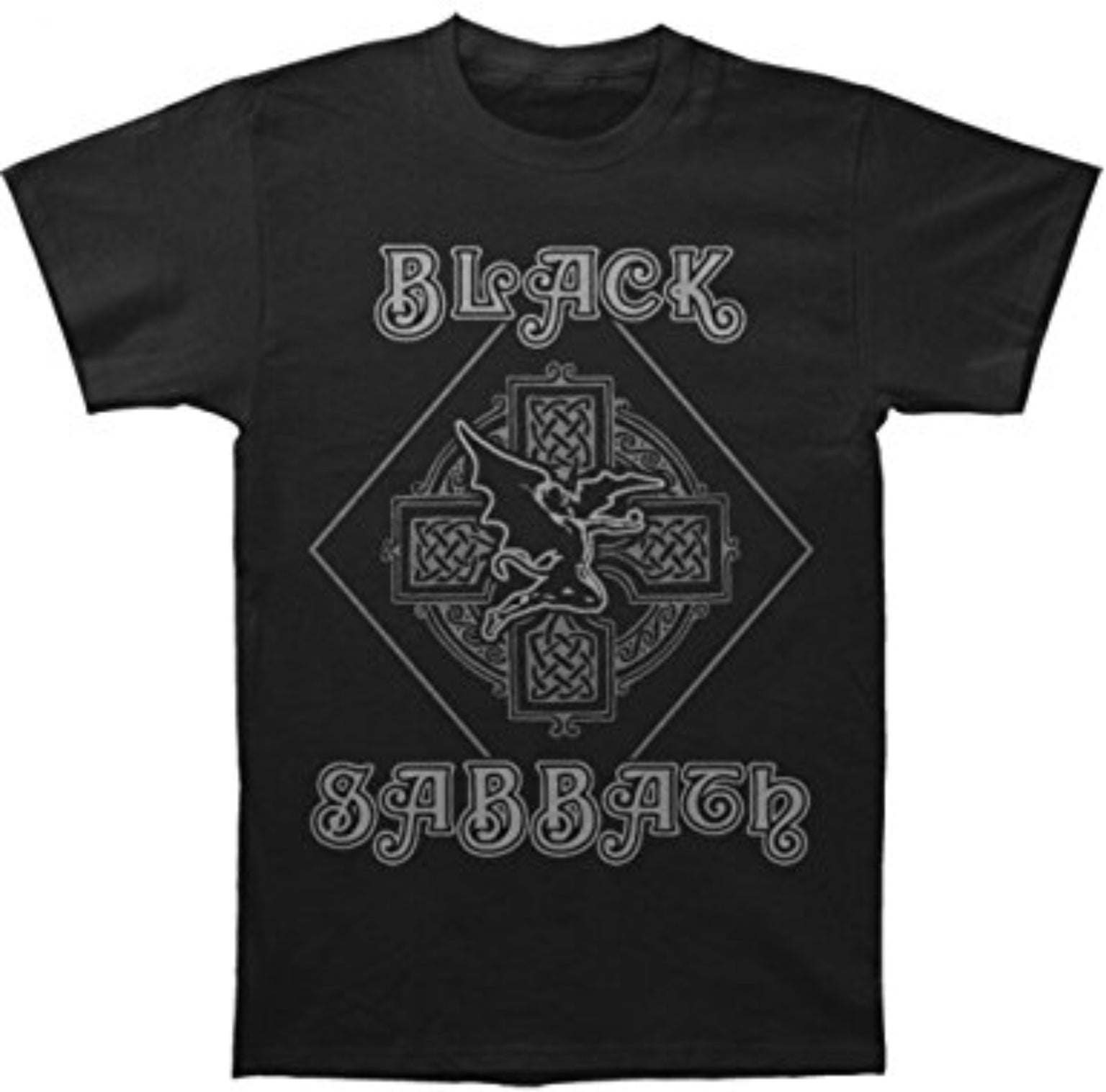 Black Sabbath Fallen Angel Men’s Fit T-Shirt-T-Shirts-PANTIESANDPUMPS.COM