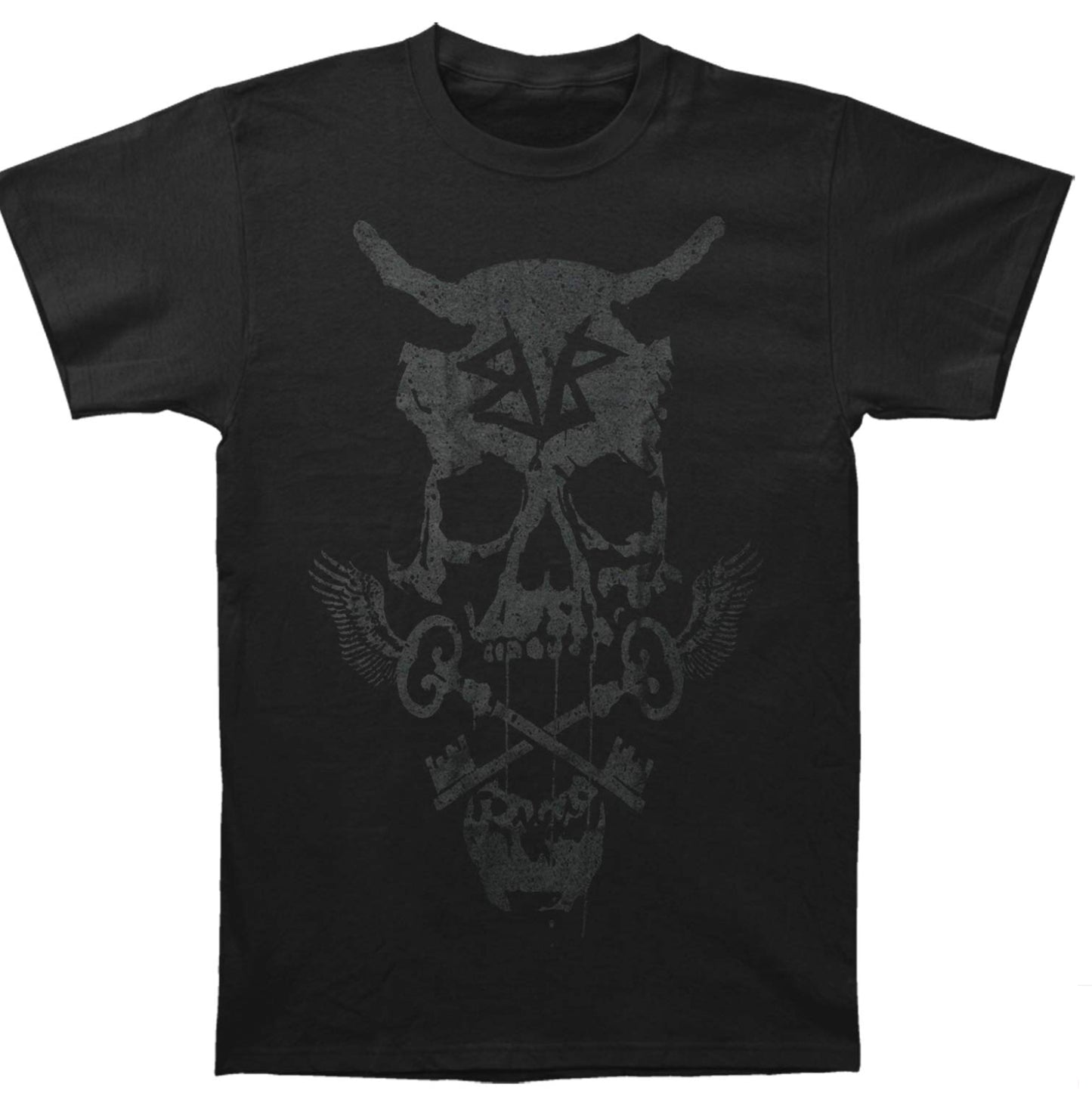 Black Veil Brides Skull Keys Men’s Fit T-Shirt-T-Shirts-PANTIESANDPUMPS.COM