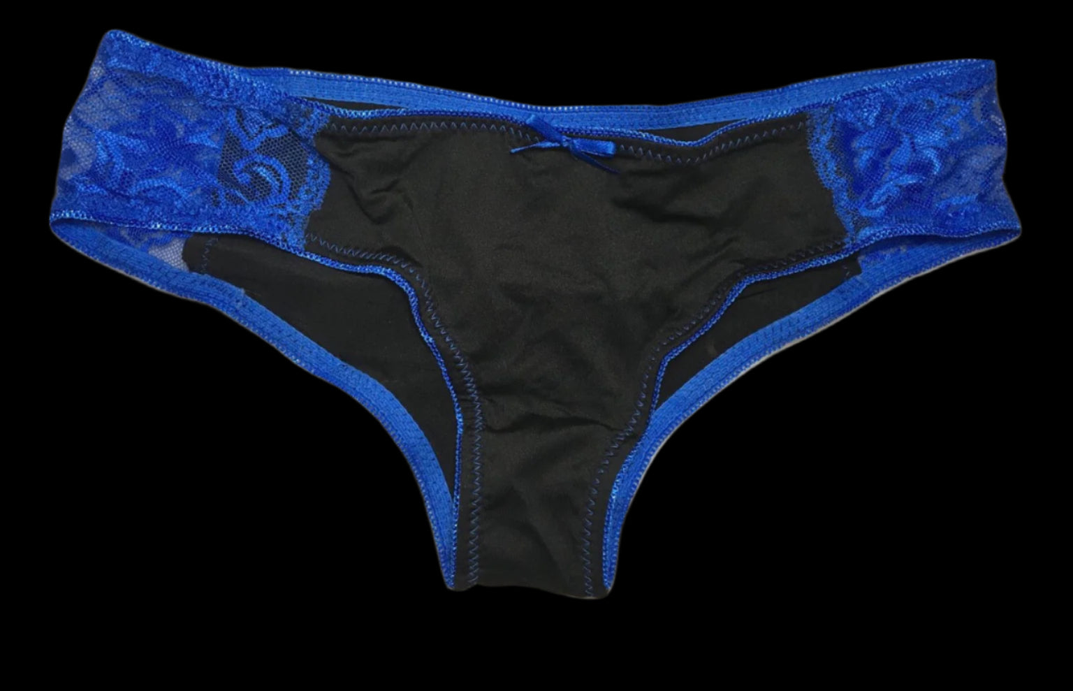 Blk/Blu Women’s Panties-Lingerie-PANTIESANDPUMPS.COM