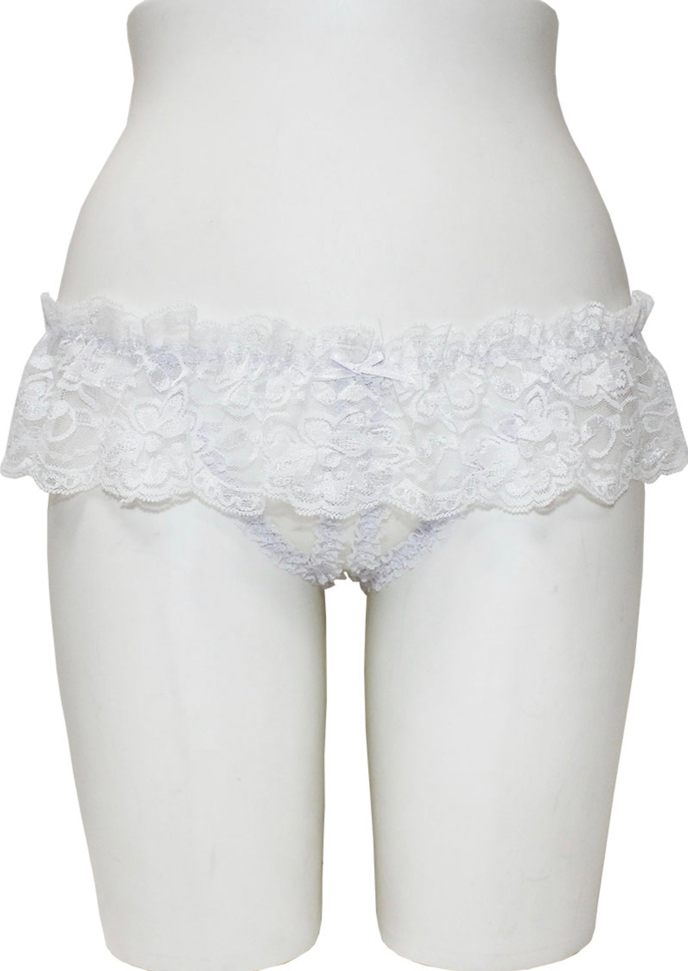 Crotchless Panties With Lace Skirt-Lingerie-PANTIESANDPUMPS.COM