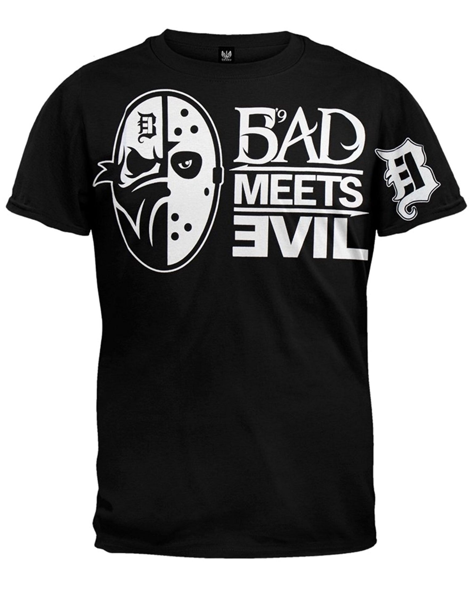 Eminem Bad Meets Evil Masks Men’s Fit T-Shirt-T-Shirts-PANTIESANDPUMPS.COM