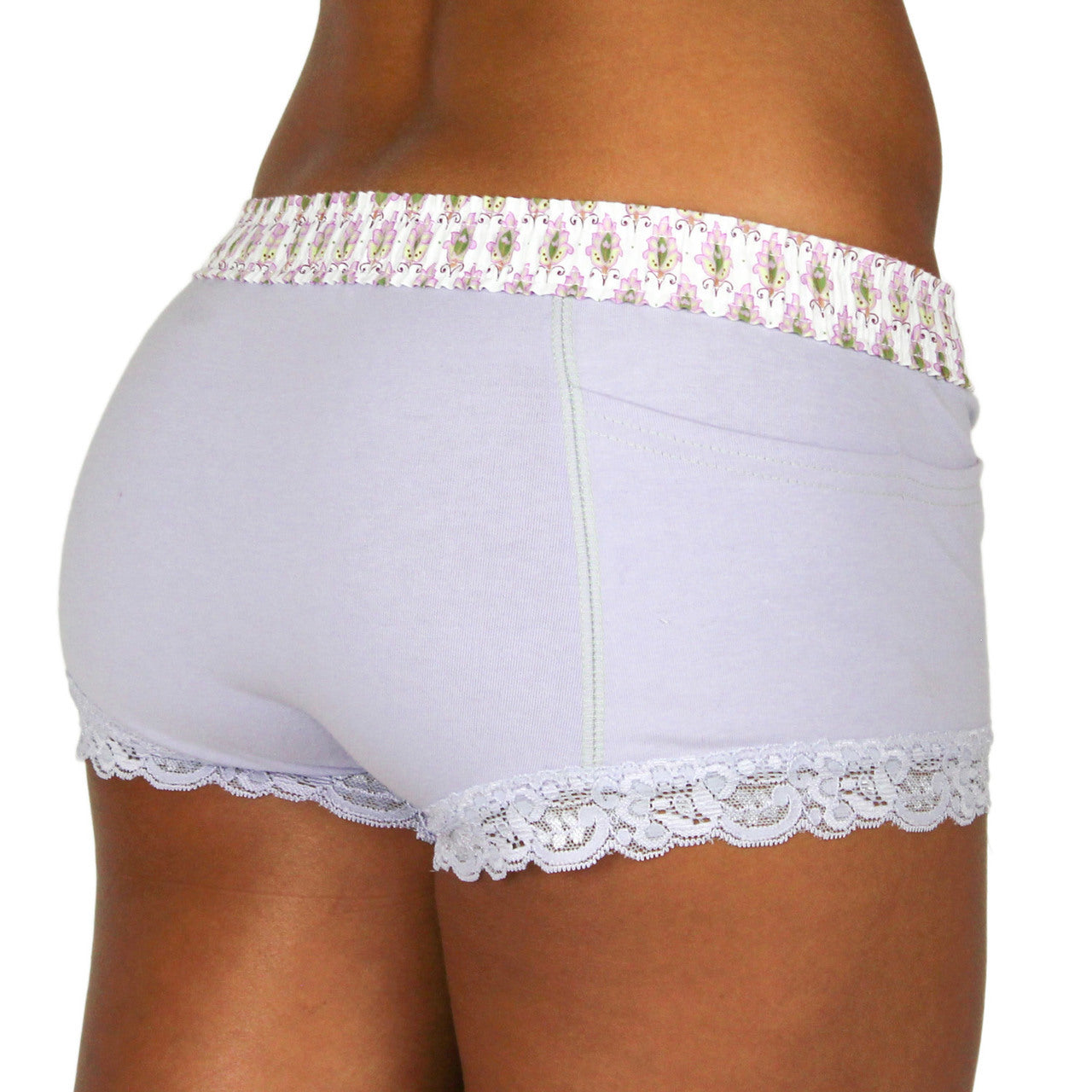 English Lavender Boxer Brief-Lingerie-PANTIESANDPUMPS.COM