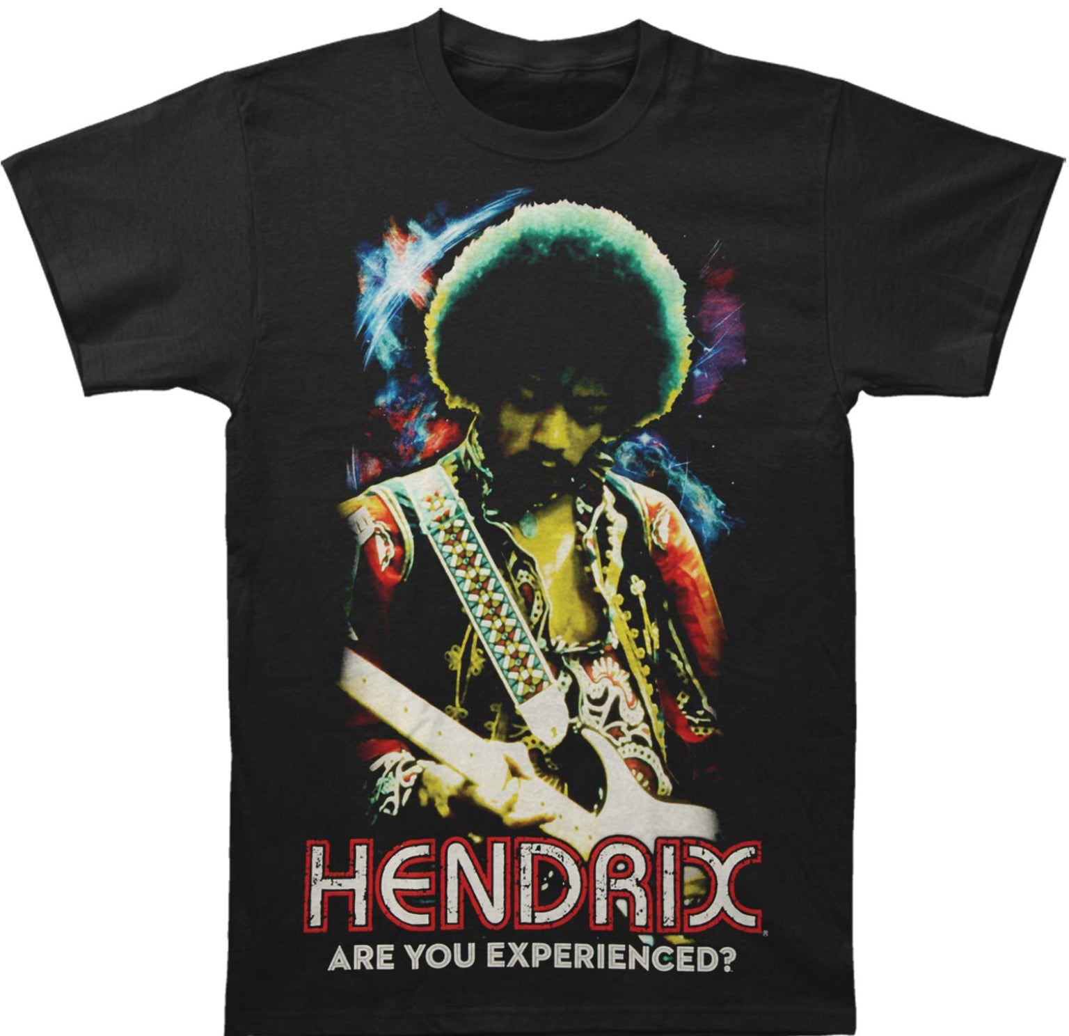 Jimi Hendrix Are You Experienced? Galaxy T-Shirt-T-Shirts-PANTIESANDPUMPS.COM