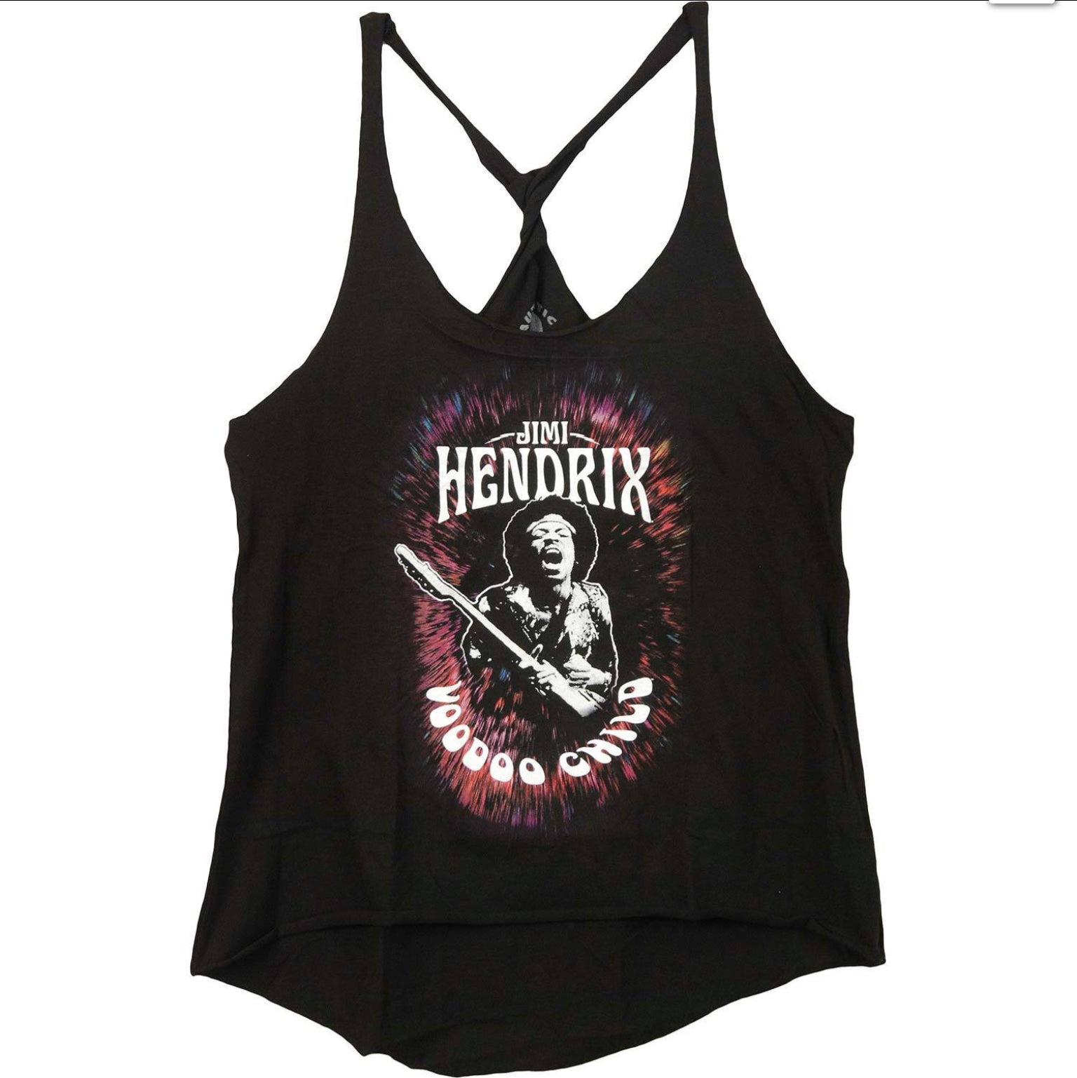 Jimi Hendrix Blur Twistback Tank Top-T-Shirts-PANTIESANDPUMPS.COM
