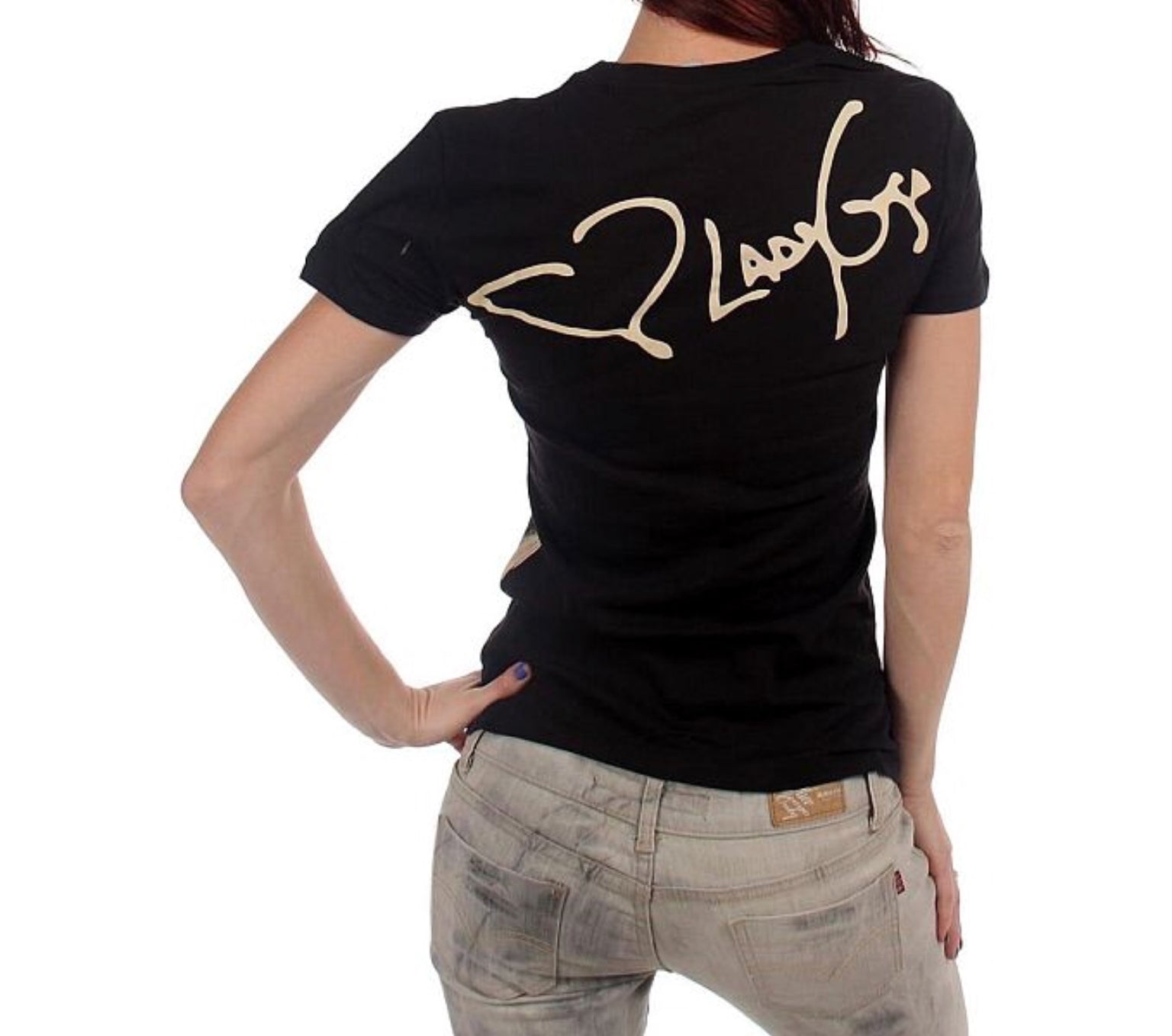 Lady Gaga Close Up Girlie T-Shirt-T-Shirts-PANTIESANDPUMPS.COM