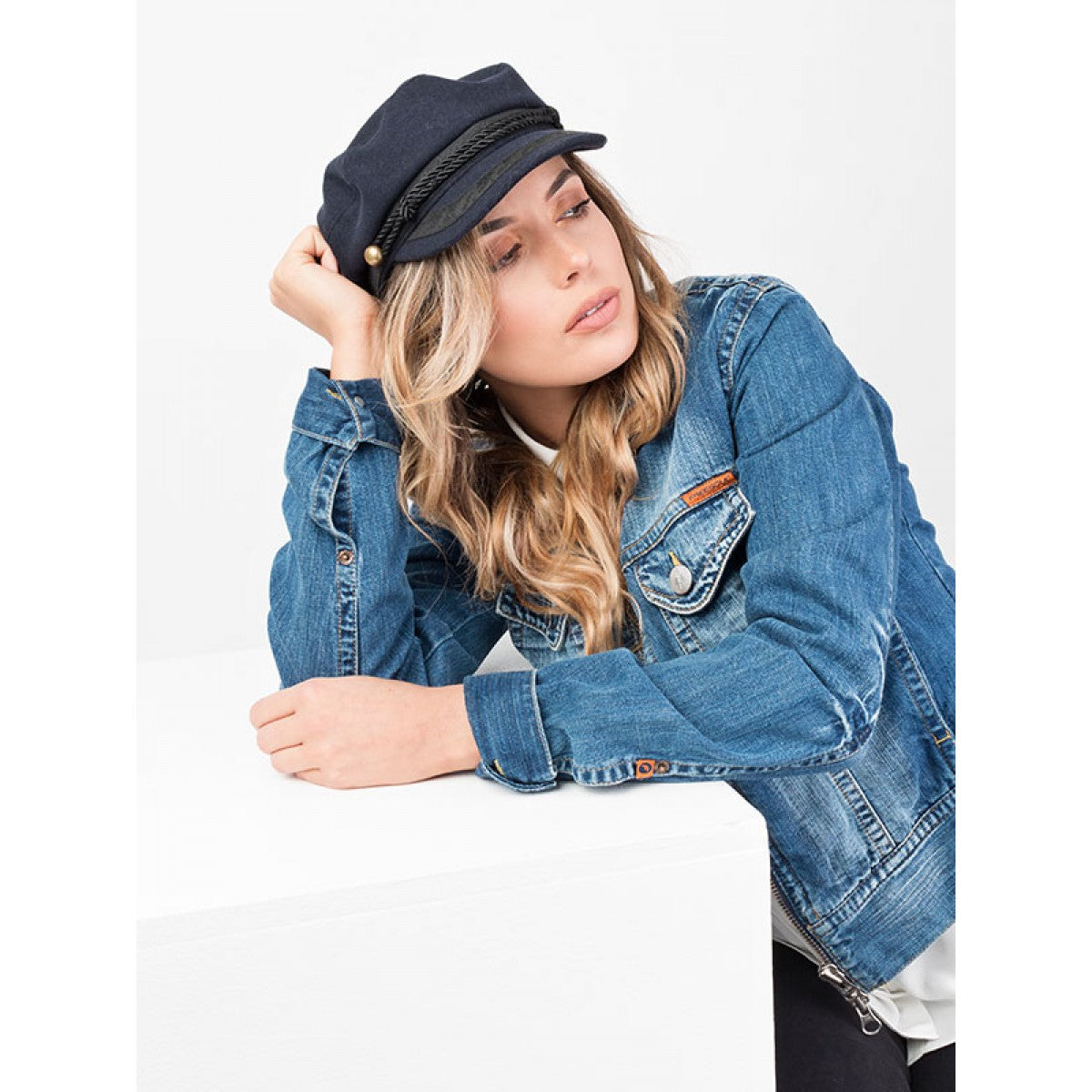 Pia Rossini Charlie Baker Boy Cap-Hats-PANTIESANDPUMPS.COM