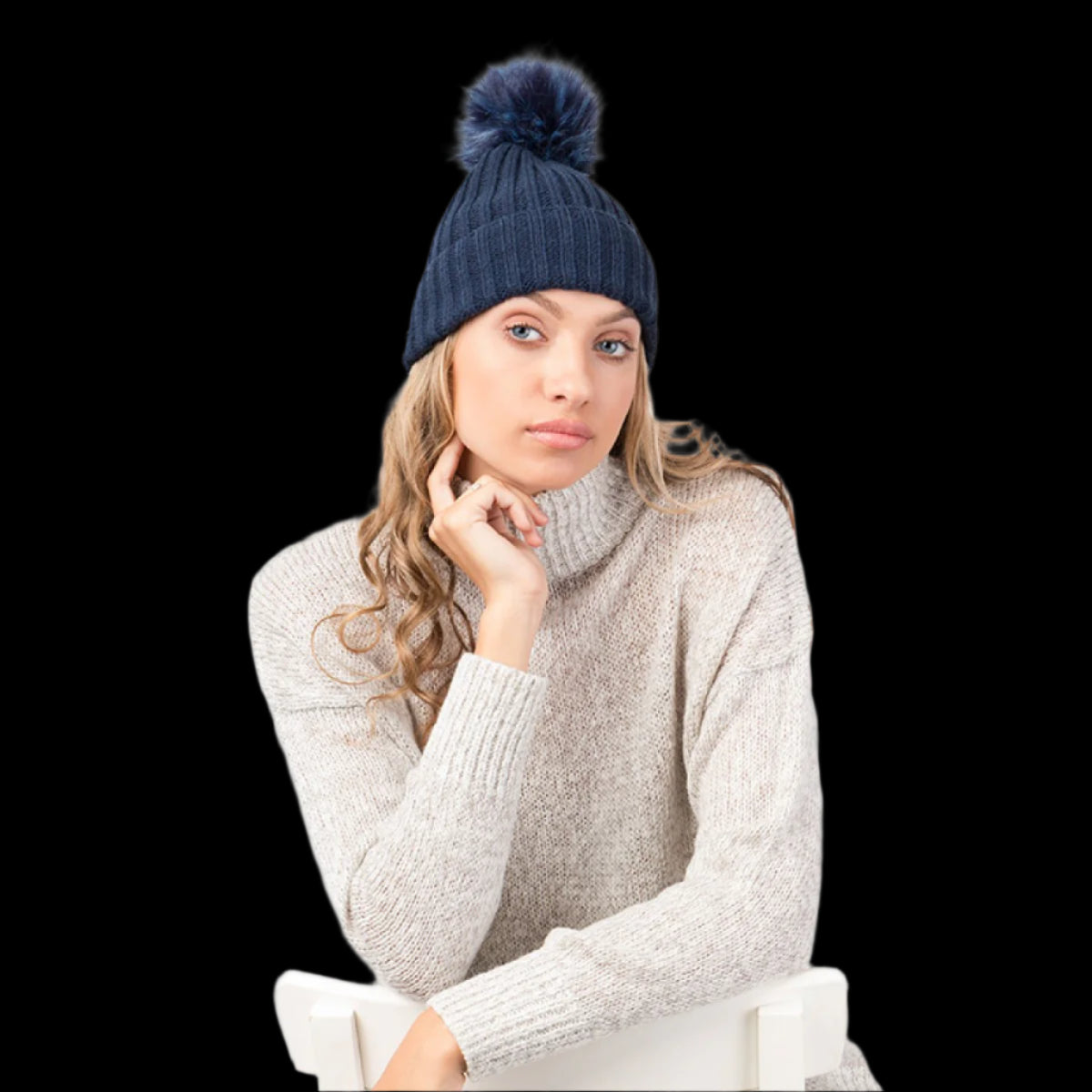 Pia Rossini Chloe Beanie Hat-Hats-PANTIESANDPUMPS.COM