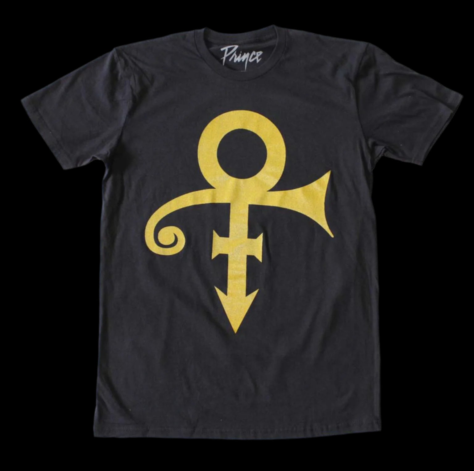 Prince Gold Symbol Logo T-Shirt-T-Shirts-PANTIESANDPUMPS.COM
