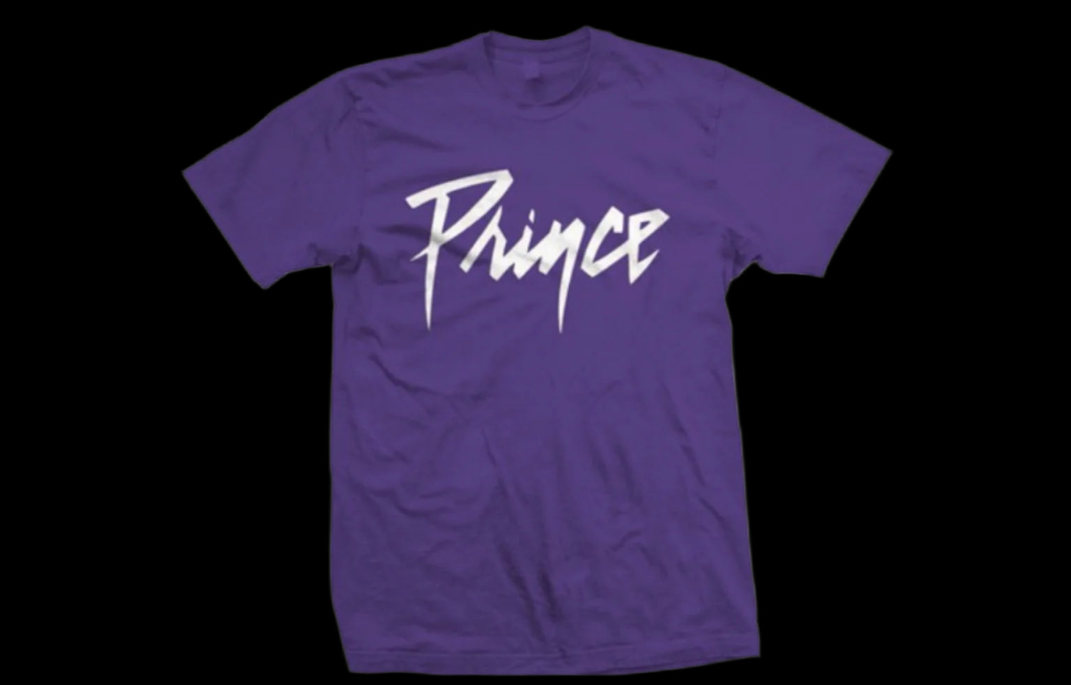 Prince White Logo Purple T-Shirt-T-Shirts-PANTIESANDPUMPS.COM
