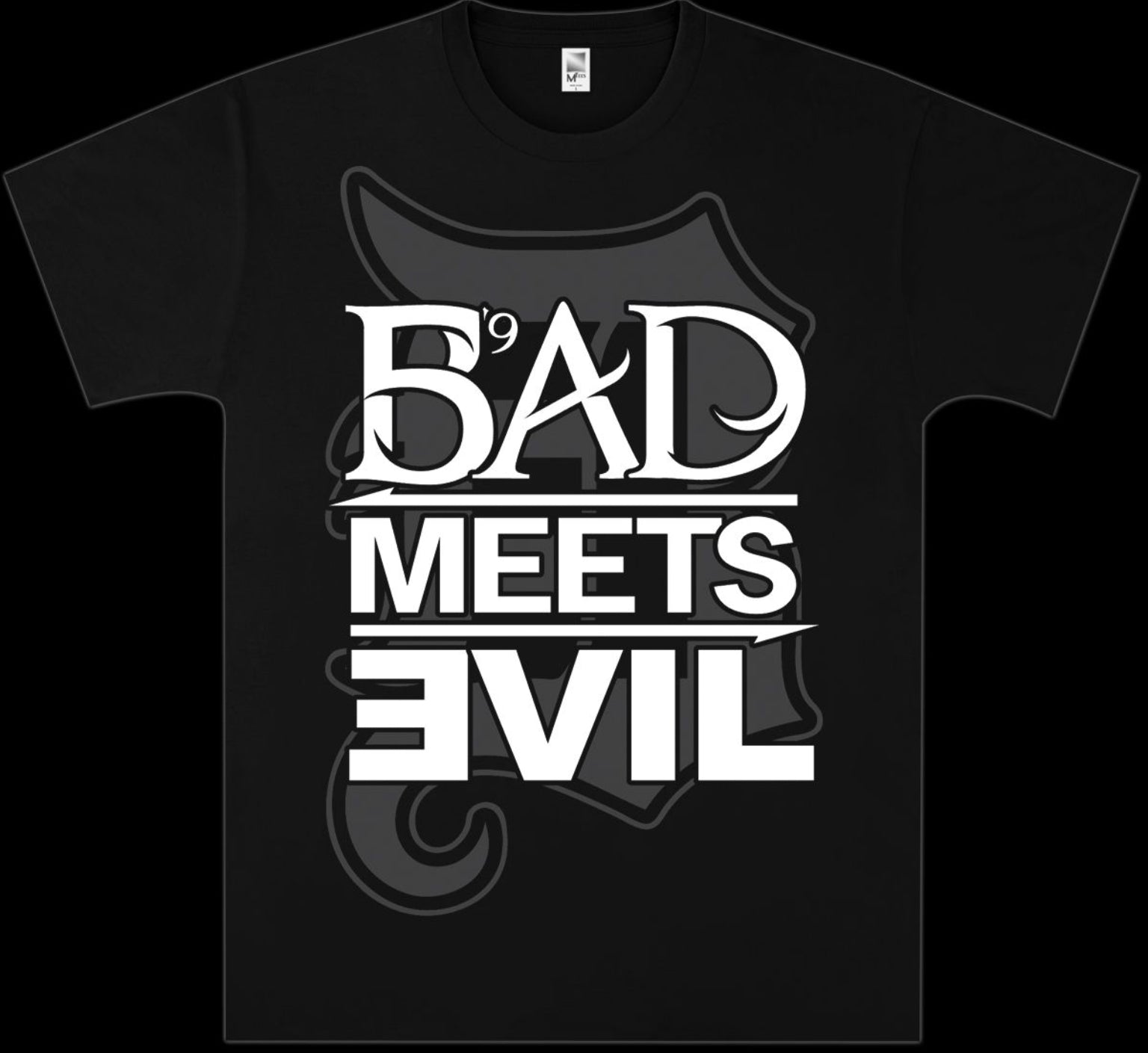 Rapper Eminem Bad Meets Evil Men’s Fit T-Shirt-T-Shirts-PANTIESANDPUMPS.COM