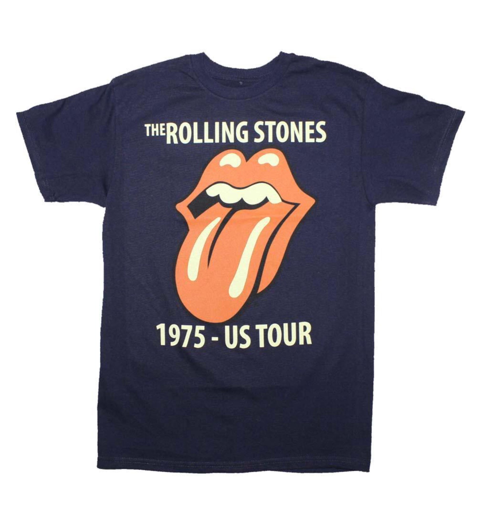Rolling Stones Classic U.S. Tour 1975 T-Shirt-T-Shirts-PANTIESANDPUMPS.COM